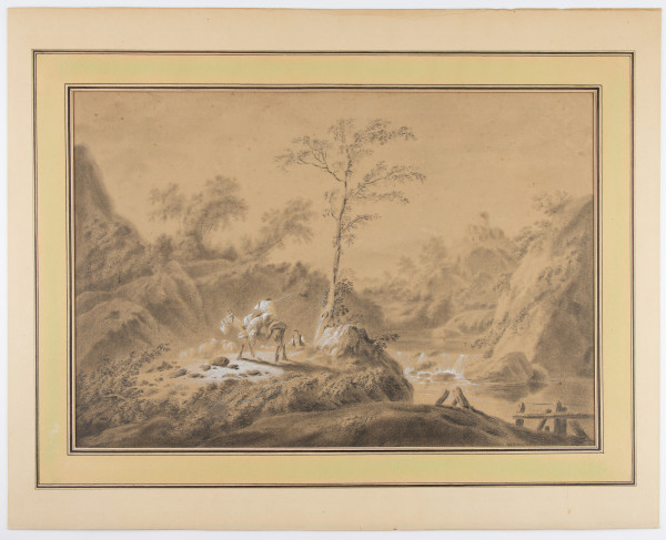 Landscape with Figures by Jean Pillement