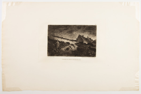 Derriere un Jardin a Veules-en-Caux (Behind a Garden in Veules, Caux (Normandy)) by Francois-Nicolas-Auguste Feyen-Perrin