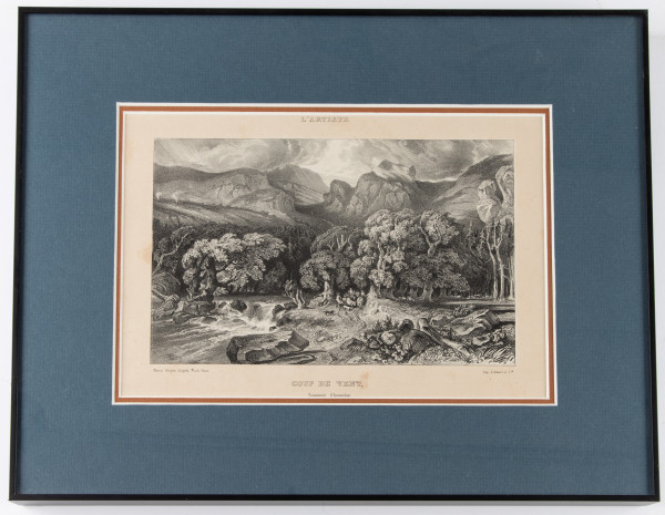 Coup de Vent: Souvenir de l'Auvergne (Wind Gust: Memory of the Auvergne) by Marie-Alexandre Alophe