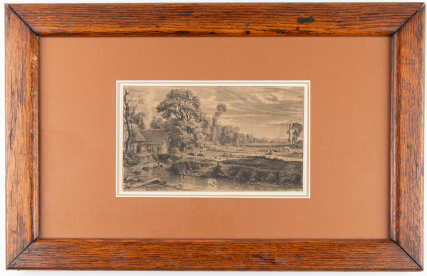 Landscape with Figures by Louis Cabat