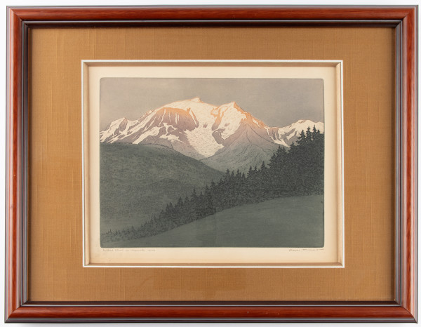 Le Mont-Blanc au Crepuscle (Mont Blanc at Twilight) by Henri-Georges Meunier