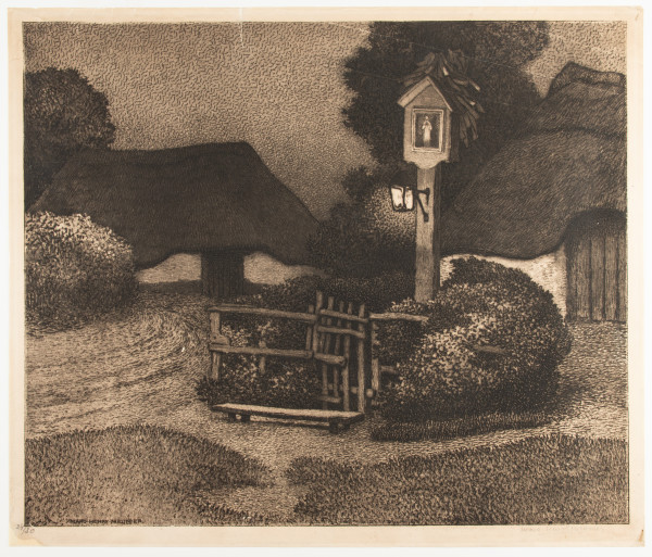 Andacht am Wesgesrand (The Wayside Shrine) by Henri-Georges Meunier