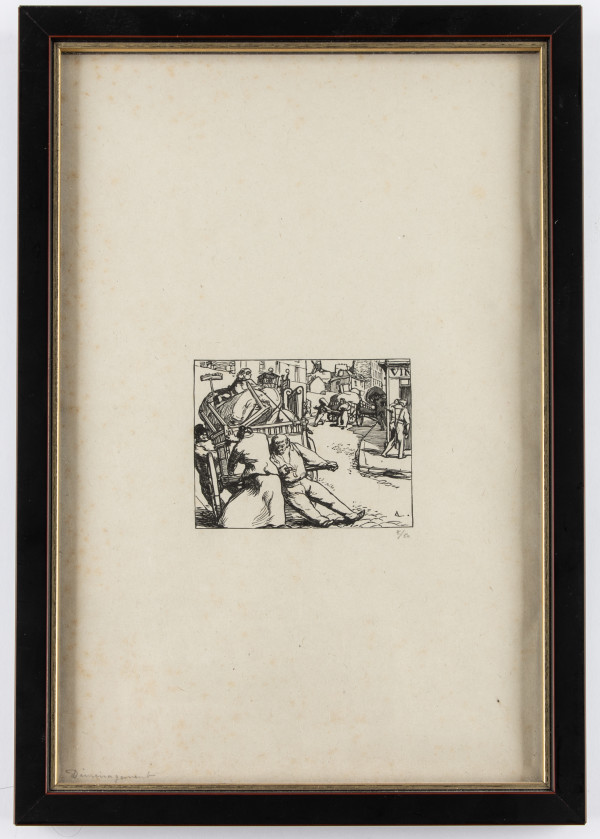 Le Demenagemeut (Moving House) by Auguste-Louis Lepere