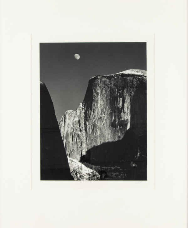Moonrise and Half Dome by Ansel Adams