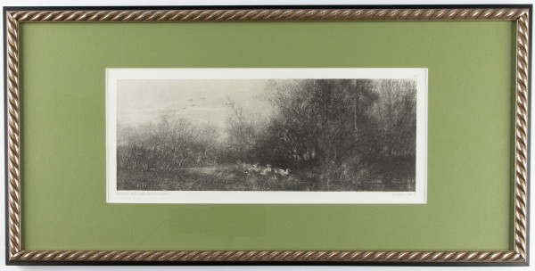 Le bord du ruisseau (Banks of the Stream) by Karl Bodmer