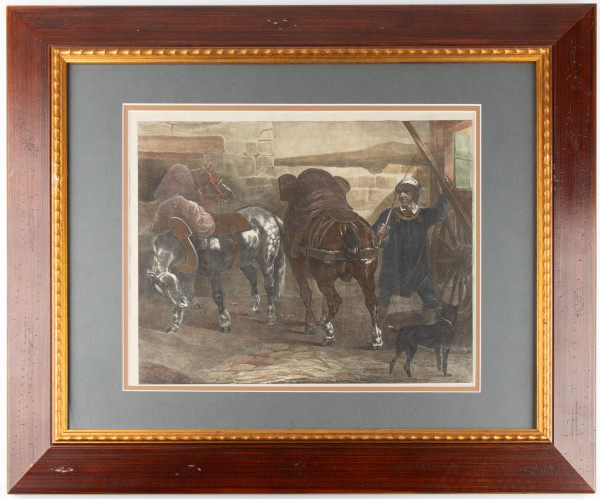 Man with a Show-Horse by Joseph Volmar