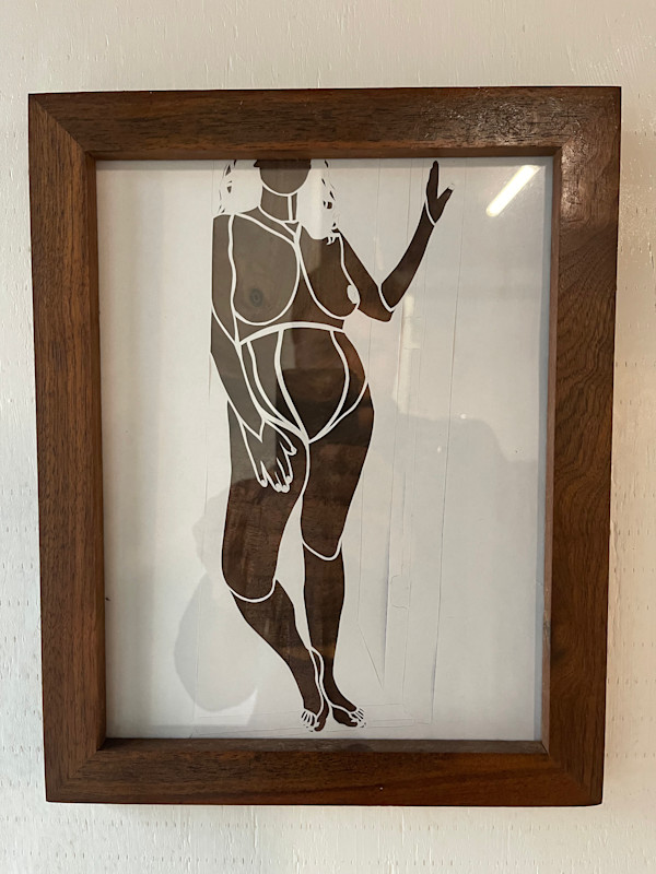 Shoulder Lean (Works on Paper) by Philip A. Robinson Jr., Image 1.