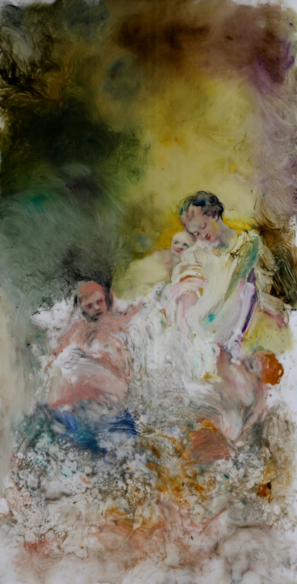 Danaé recevant la pluie d'or by Sarah Jérôme