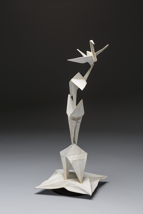Crane Unfolding maquette by Kevin Box Studio
