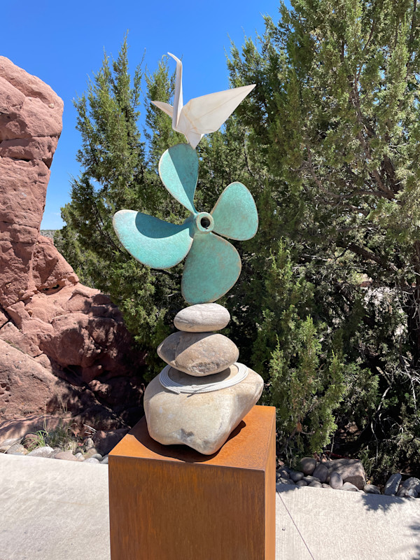 Propelling Peace garden size by Kevin Box Studio