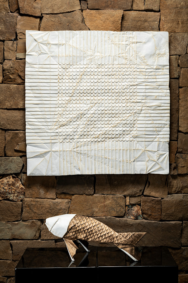 Fish of 10,000 Folds Unfolded, opus 425 by Kevin Box Studio