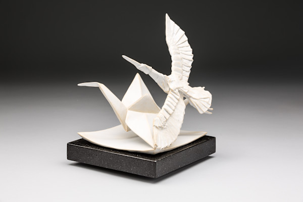 Flight of Folds maquette by Kevin Box Studio