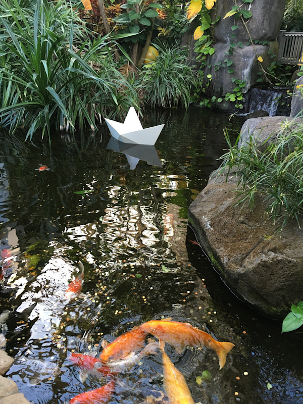 Paper Navigator garden-size large by Kevin Box Studio