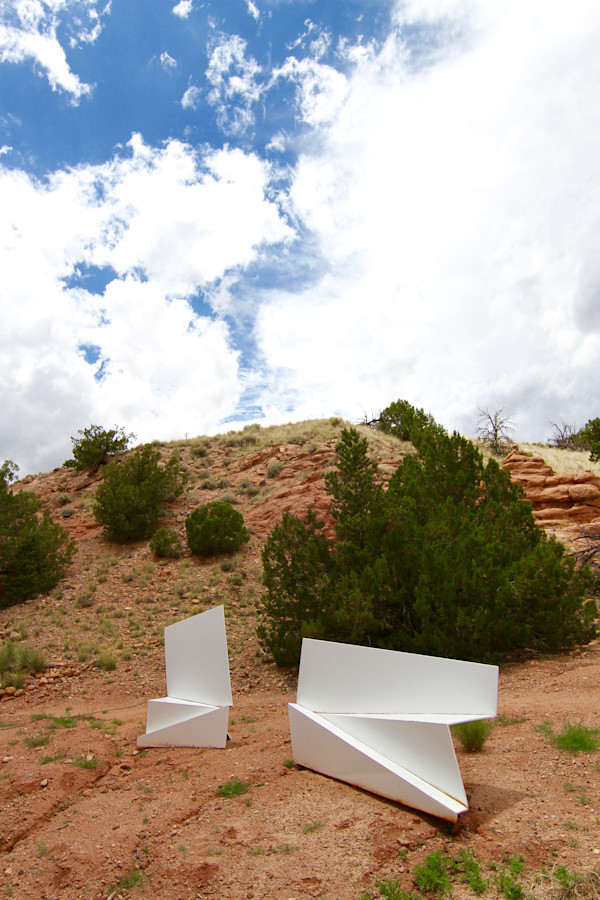 Folding Chair & Bench by Kevin Box Studio, Image 1.