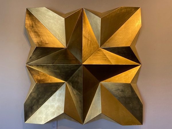 Perennial Star, Flower Unfolded, Tulips for Betty Folded Gold by Kevin Box Studio, Image 1.