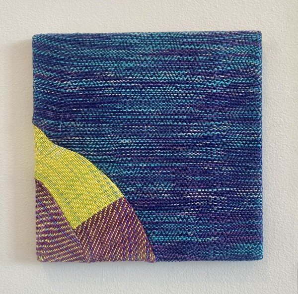 Blue and green weaving 2 by Perry Gross