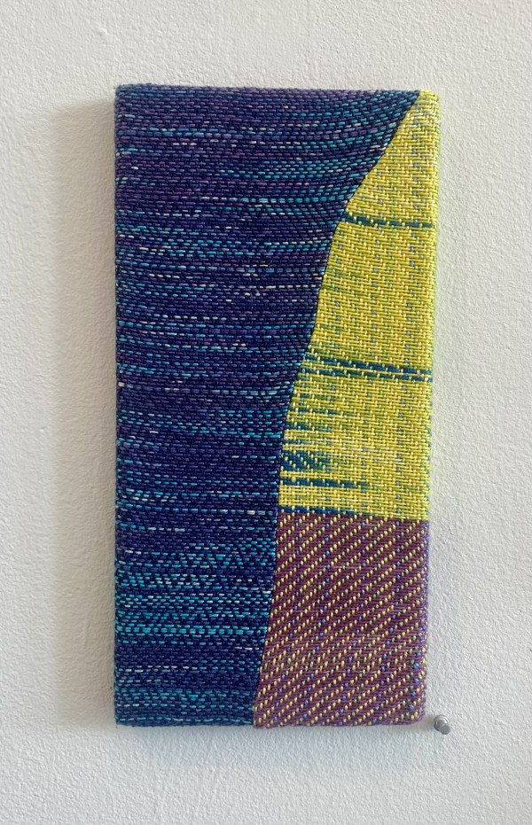 Blue and green weaving 4 by Perry Gross