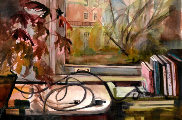 Covid Wires - matted by Deena S. Ball