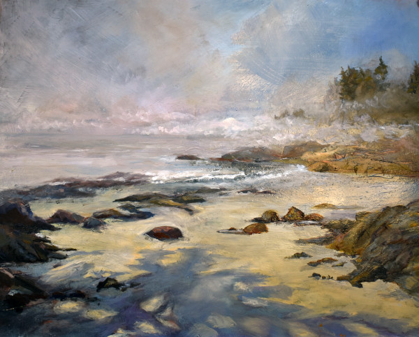 Sea Smoke and Rock Fingers by Deena S. Ball