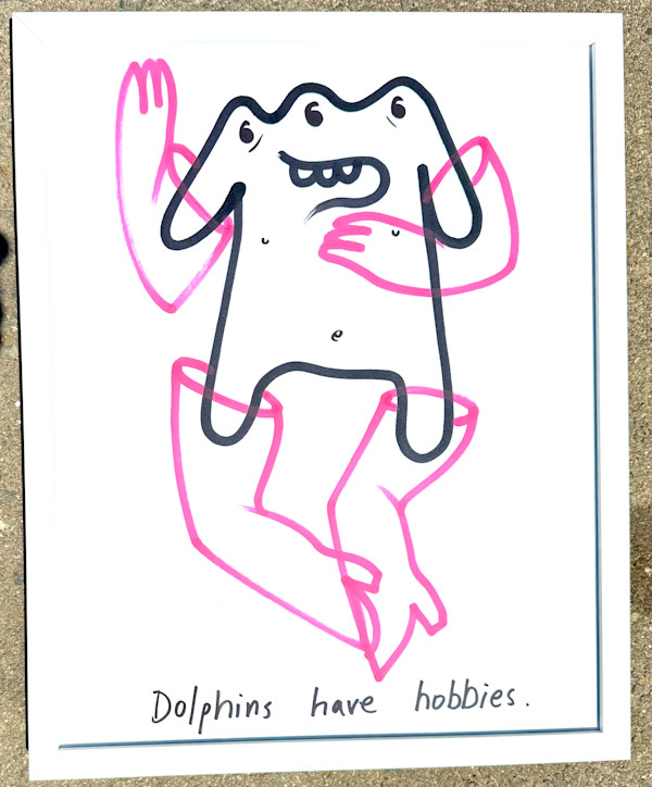 Dolphins have hobbies by Dylan Tellesen