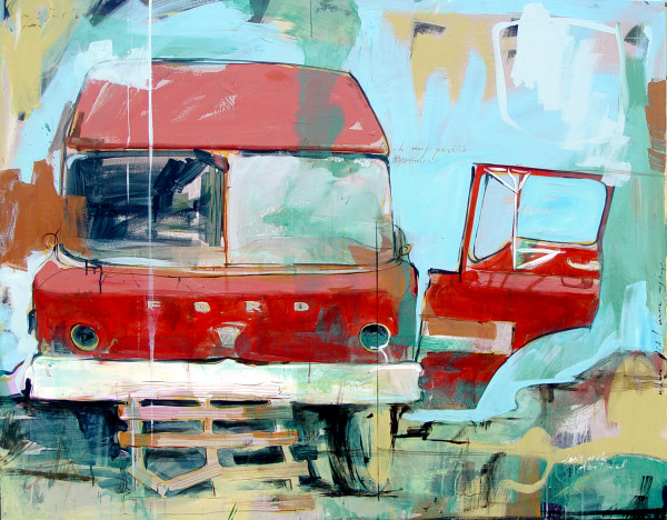 Red Truck by Dylan Tellesen