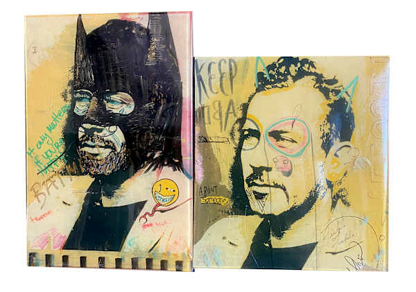John Steinbeck Diptych by Dylan Tellesen