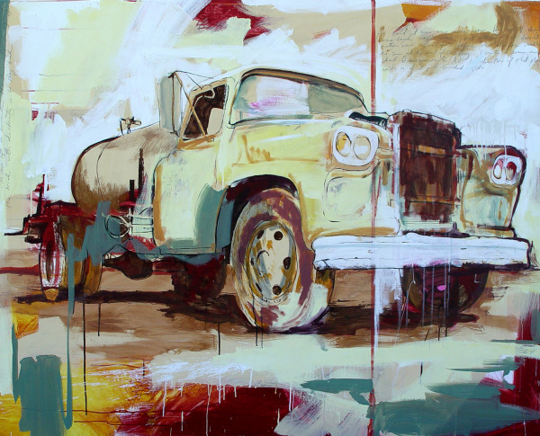 yellow tanker by Dylan Tellesen