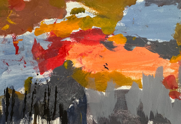 Colors of the Sunset at Buffalo Bills 2 FRAMED by Chris Pero