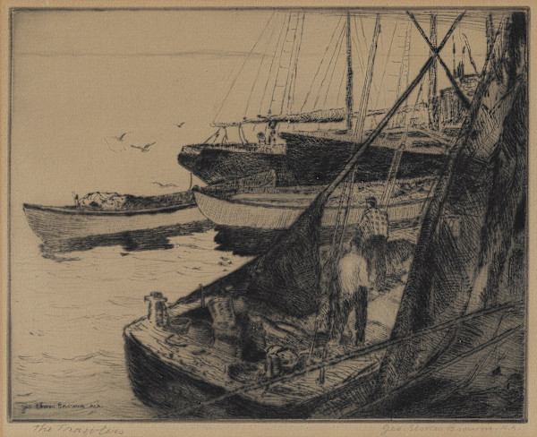 The Trawlers by George Elmer Browne