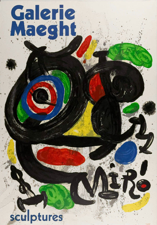 Galerie Maeght "Sculptures" 1970 Exhibition Poster by Joan Miró