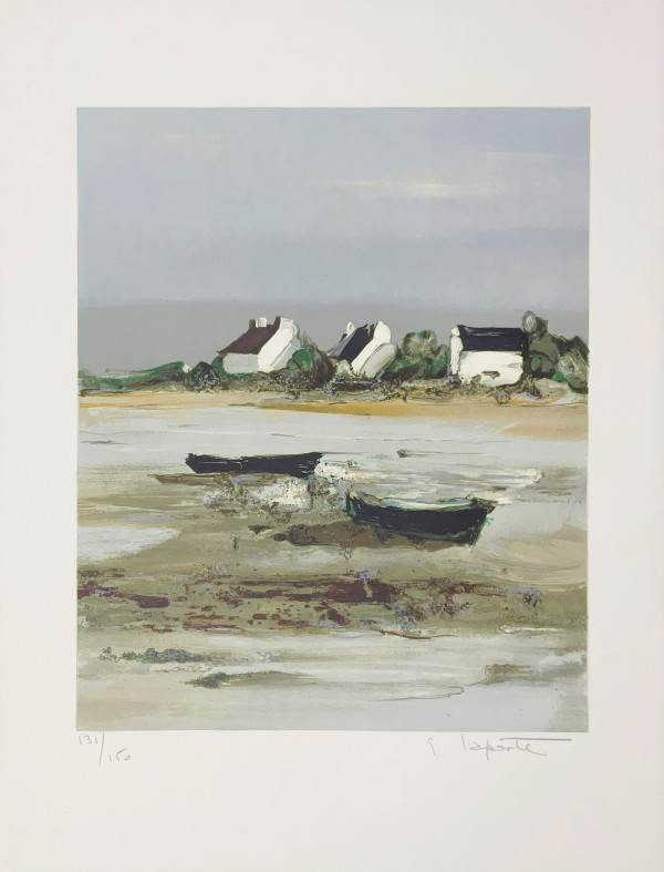 Barques en Bretagne (Boats in Brittany) by Georges Laporte