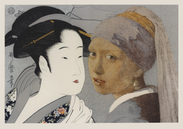 Still Life with Utamaro and Vermeer by Josef Levi
