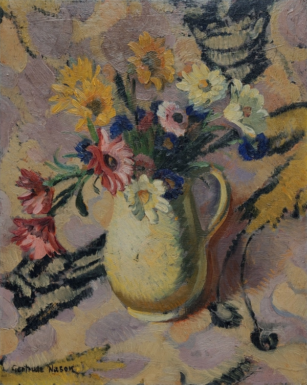 Untitled ( Floral Still Life ) by Gertrude Nason