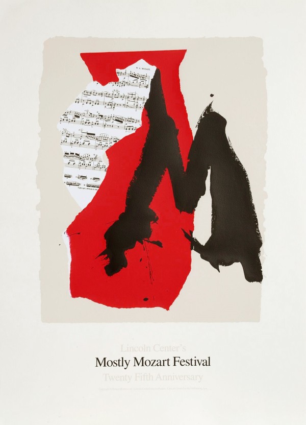 Lincoln Center's Mostly Mozart Festival 25th Anniversary 1991 Poster by Motherwell Robert