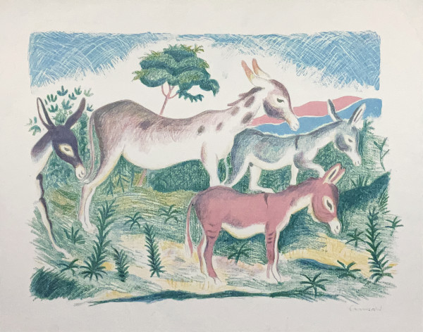 Eselherde ( Herd of Donkeys ) by Richard Seewald