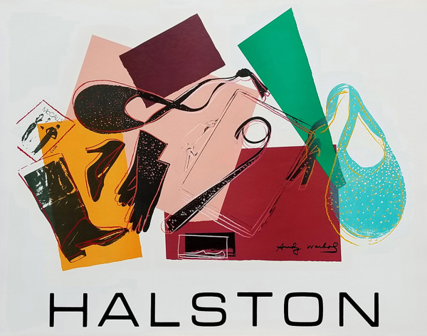 UNTITLED [ Halston Advertising Campaign: Women's Accessories ] 1982 Poster by Andy Warhol