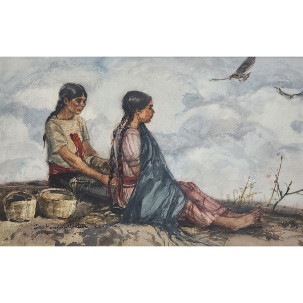 Untitled [Two Native Women] by Eileen Monaghan Whitaker