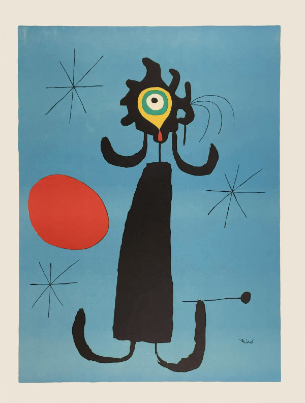 Women in Front of the Sun by Joan Miró