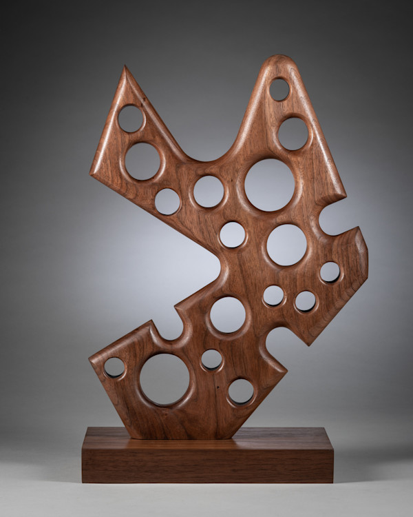 Aeolian Form in Walnut by Michael Enn Sirvet  (Sirvet Studios LLC)