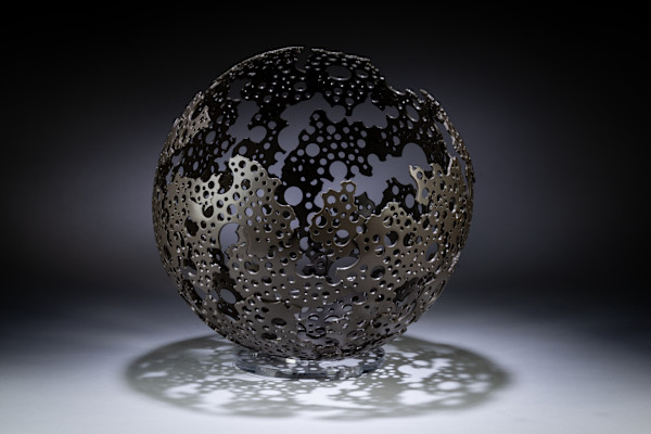 Shadow Sphere - Bronzed - 15" by Michael Enn Sirvet  (Sirvet Studios LLC)