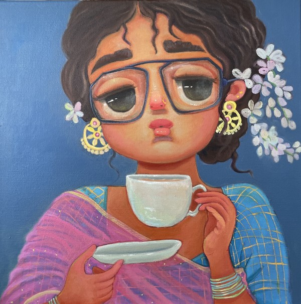 Chai time by Ajita Roy