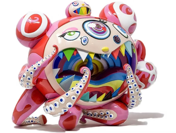 Takashi Murakami x BAIT x Takashi Murakami Mr. Dob B Figure Multicolor by Takashi Murakami