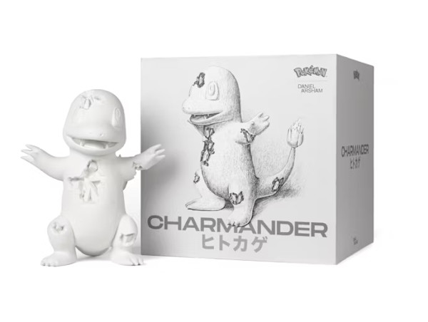 Daniel Arsham x Pokemon Crystalized Charmander Figure (white) by Daniel Arsham