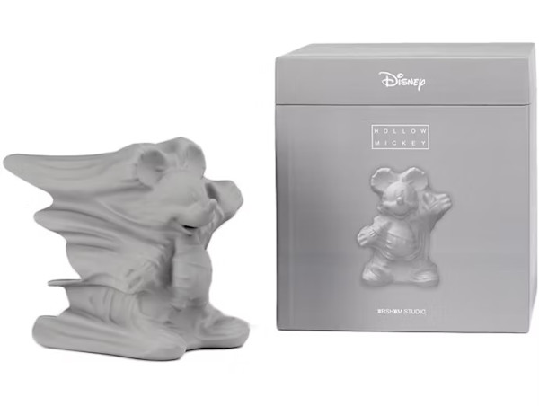 Daniel Arsham x Disney x Apportfolio Hollow Mickey Figure (Grey) by Daniel Arsham