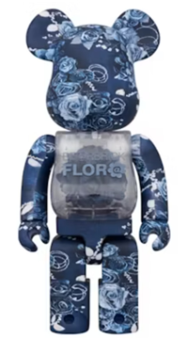 Bearbrick Flor@ Denim 400% by Bearbrick