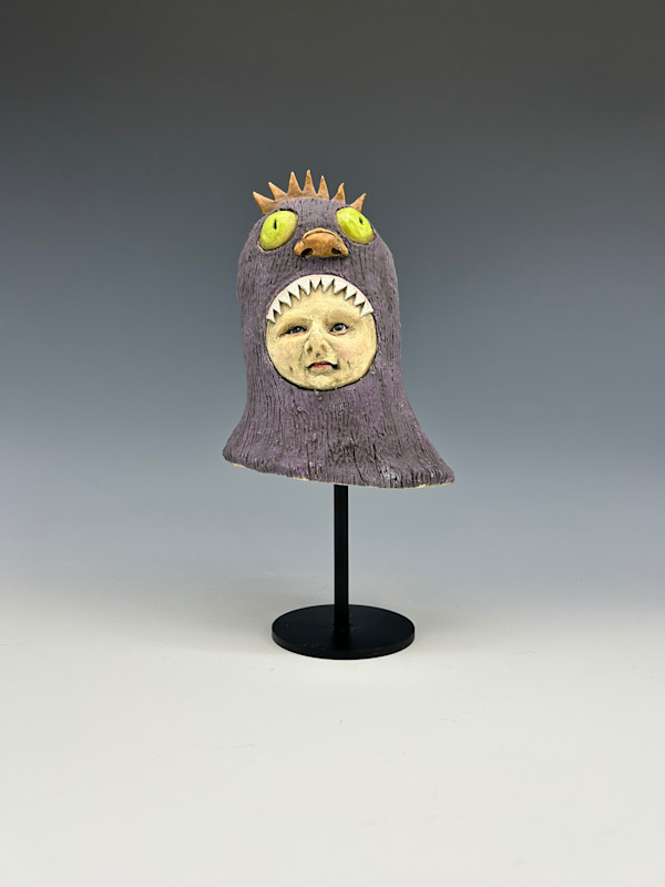 Purple monster mask (curiosity) by Jeanine Pennell