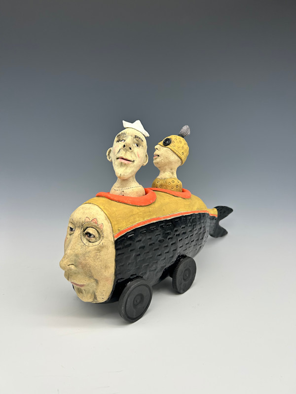 Classic Fish Car by Jeanine Pennell