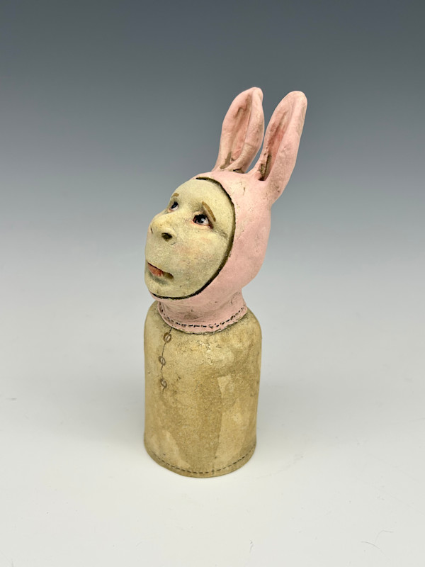 Pink Bunny by Jeanine Pennell