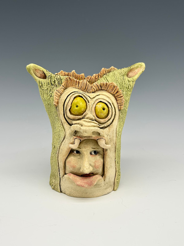 Green Furry Monster by Jeanine Pennell