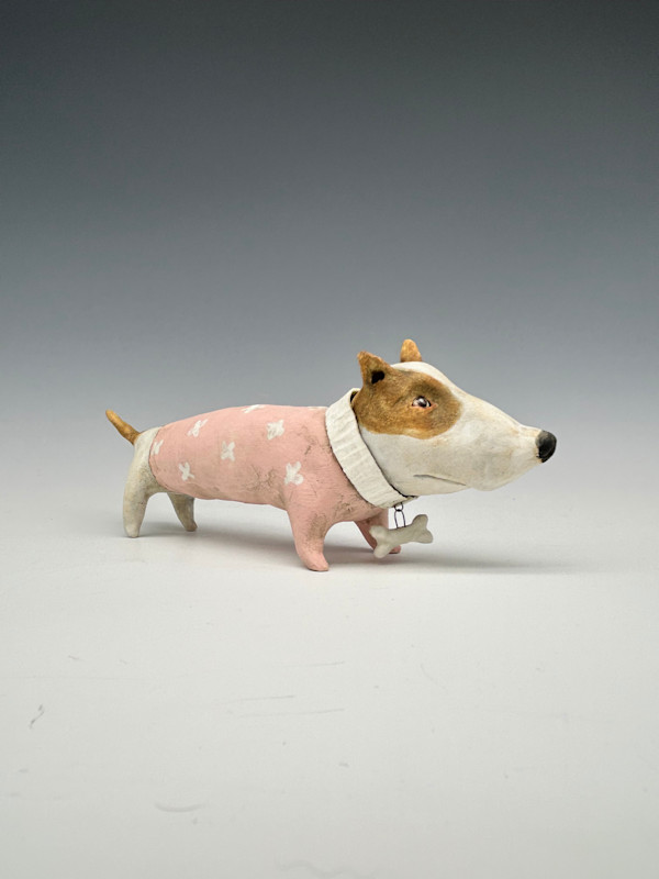 pink and white French fry by Jeanine Pennell